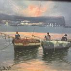 Mario Galanti (XX) - Pescatori a Sorrento, Antiek en Kunst