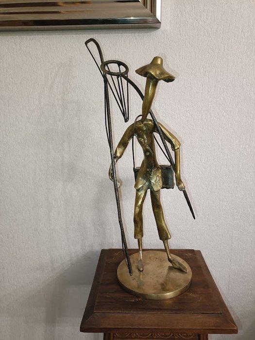 Yves Lohe (1947) - sculptuur, Sculpture bronze et fer d un, Antiek en Kunst, Curiosa en Brocante