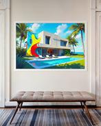 KOYA (1967) - Mirò House on the Beach Toile 1/1 XL