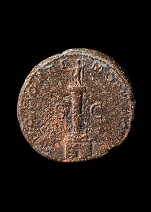 Oud-Romeins Brons Zoals bij Trajanuskolom Reverse (Zonder, Antiek en Kunst, Antiek | Overige Antiek