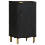 vidaXL Dressoir 40x33x75 cm bewerkt hout zwart, Huis en Inrichting, Verzenden, Nieuw