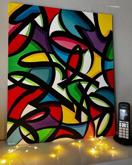 Belzac (1984) - Love season, Antiek en Kunst, Kunst | Schilderijen | Modern
