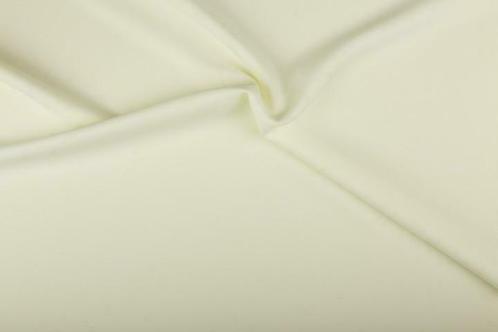 Burlington gebroken wit - Polyester stof 50m op rol, Hobby en Vrije tijd, Stoffen en Lappen, 120 cm of meer, 200 cm of meer, Wit