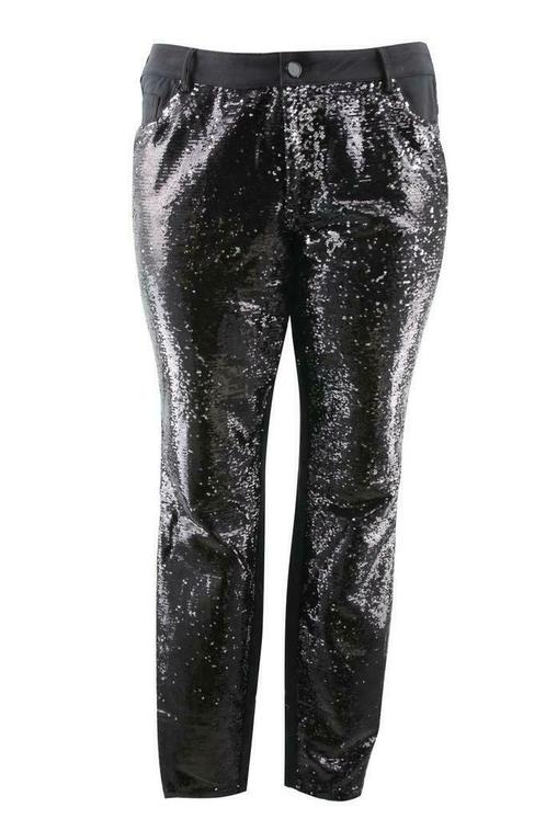 Broek Zizzi glitter pailletten voor maat 44, Kleding | Dames, Broeken en Pantalons, Verzenden