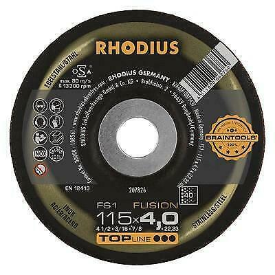 Rhodius FS1 Fusion Afbraamschijf, Doe-het-zelf en Bouw, Gereedschap | Lasapparaten, Ophalen of Verzenden