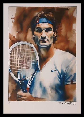 ② Emma Wildfang – Roger Federer – high quality giclée – Large – Other collections – 2nd