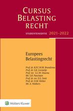 Cursus Belastingrecht Europees belastingrecht 2021-2022, Zo goed als nieuw, Verzenden