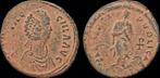 379-388ad Roman Aelia Flaccilla, Augusta Ae follis empres..., Verzenden
