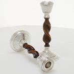 John Bartlett, Birmingham - Kaarsenhouder (2) - .925 zilver, Antiek en Kunst
