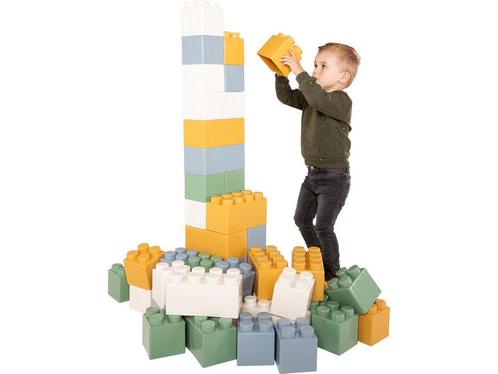 Bouwblokken XXL Pastelkleuren, 45dlg., Kinderen en Baby's, Speelgoed | Bouwstenen, Zo goed als nieuw, Verzenden