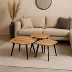 Salontafel Mangohout Luka Small, Huis en Inrichting, Verzenden, Nieuw, Industriële meubels, Overige vormen
