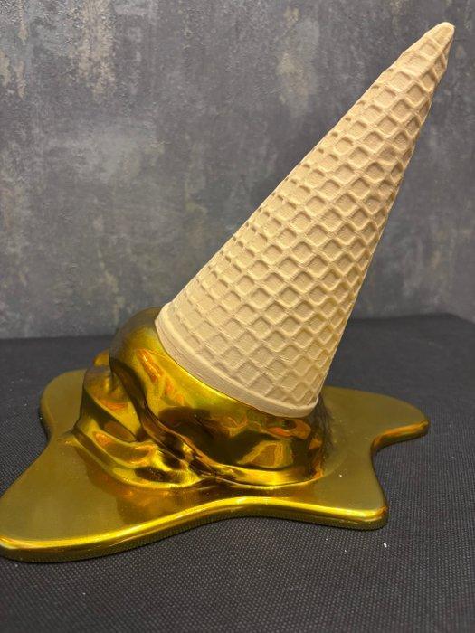 KIRAS - SCIOGLIMI - VERSIONE GRANDE luxury gold chrome, Antiquités & Art, Art | Objets design