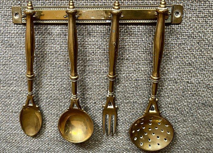 Rek - Messing - Lepelrek, Antiek en Kunst, Curiosa en Brocante