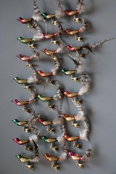 Decoratief ornament (24) - vogeltjes met knijpers voor, Diversen, Kerst