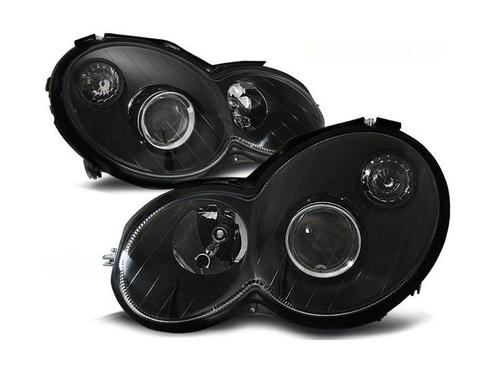 Koplamp units Black geschikt voor Mercedes C-klasse CL203, Auto-onderdelen, Verlichting, Nieuw, Mercedes-Benz, Verzenden