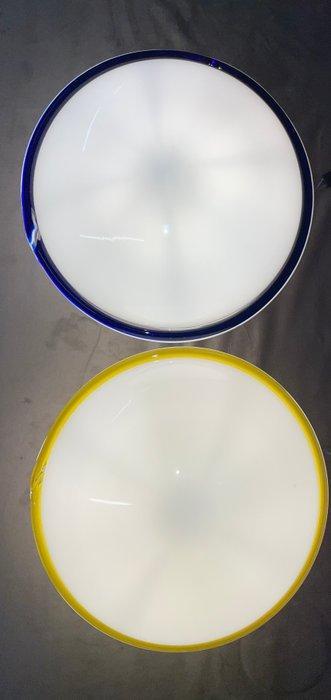 Effetre Murano - Plafondlamp (2) - UFO - Glas, Antiek en Kunst, Antiek | Verlichting