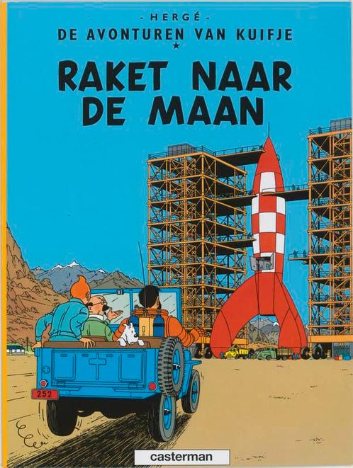 Raket naar de maan / De avonturen van Kuifje / 15 Hergé, Boeken, Stripverhalen, Zo goed als nieuw, Verzenden