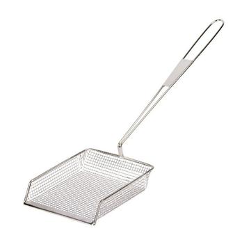 Fritesschep | RVS | Enkel Gaas | Schep 215x215mm | Lengte, Verzenden