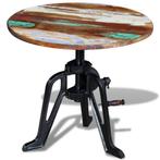 vidaXL Bijzettafel 60x(42-63) cm massief gerecycled hout en, Huis en Inrichting, Tafels | Bijzettafels, Verzenden, Nieuw