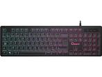 Qware -  Toetsenbord Kingston Azerty  (pck-048bl) - Zwart, Computers en Software, Verzenden, Qware, Bedraad, Nieuw
