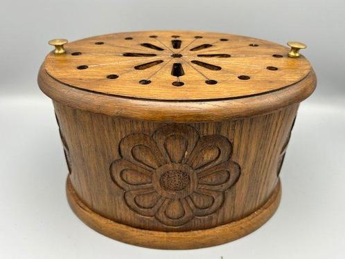 Authentieke Hollandse stoof - Poêle portable - Bois, Laiton, Antiquités & Art, Antiquités | Autres Antiquités