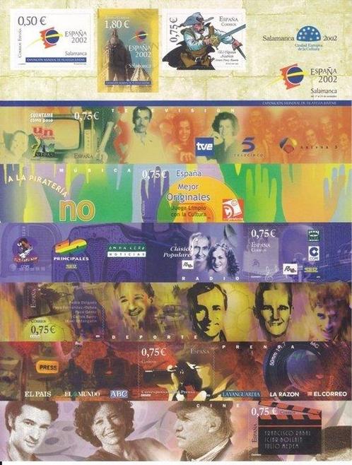Espagne - ANNÉE 2002 COMPLÈTE, Postzegels en Munten, Postzegels | Europa | Spanje