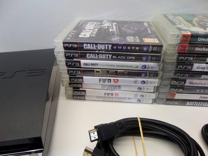 Sony - Playstation 3 (PS3) - Playstation 3 Slim Console Set, Games en Spelcomputers, Spelcomputers | Overige Accessoires