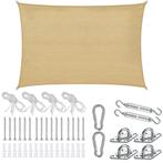 tectake Schaduwdoek Sunny, weerbestendig HDPE-materiaal met, Tuin en Terras, Verzenden, Nieuw