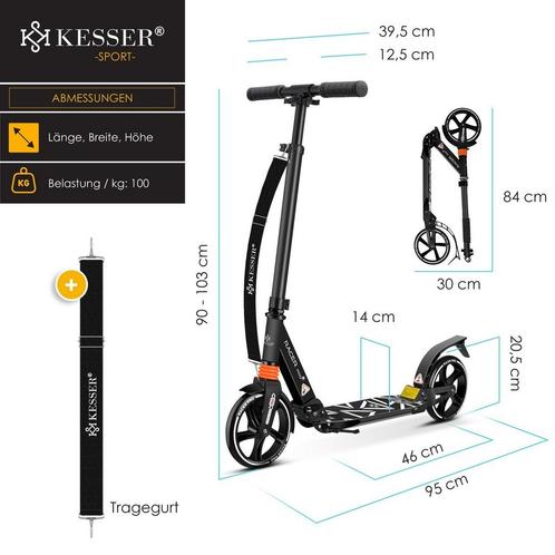 Stuntstep / step voor volwassenen en kinderen - opvouwbaar, Kinderen en Baby's, Speelgoed | Buiten | Voertuigen en Loopfietsen