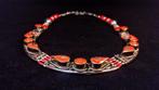Vintage Berber ketting - Koraal + Turquoise ketting -, Verzamelen, Mineralen en Fossielen