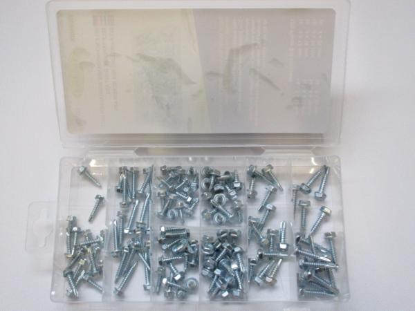 Veiling - Assortiment Zelf Tappende Schroeven 120-delig, Bricolage & Construction, Quincaillerie & Fixations