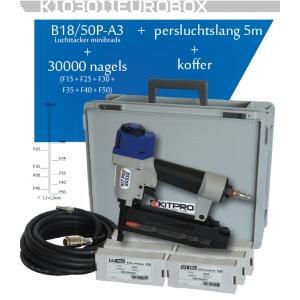 Kitpro basso b18/50p-a3 nagelpistool op perslucht voor, Bricolage & Construction, Outillage | Autres Machines