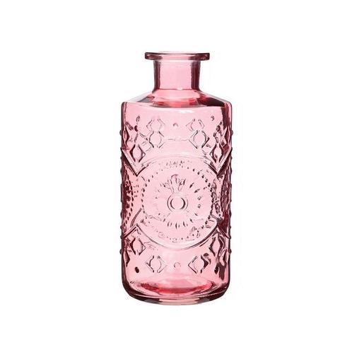 Gekleurd glazen fles berlin soft pink / stuk grotere ook, Hobby en Vrije tijd, Knutselen, Nieuw