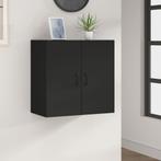 vidaXL Wandkast 60x31x60 cm bewerkt hout zwart, Huis en Inrichting, Verzenden, Nieuw
