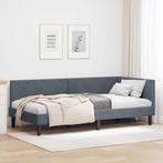 vidaXL Hoek Bed Frame Donkergrijs 80 cm x 200 cm, Huis en Inrichting, Slaapkamer | Bedden, Verzenden, Nieuw