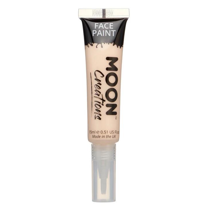 Moon Creations Face Paint with Brush Applicator Pale Skin 15, Hobby en Vrije tijd, Feestartikelen, Nieuw, Verzenden