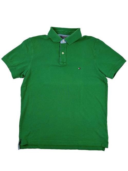 Vintage Tommy Hilfiger Polo Groen maat S, Kleding | Heren, Polo's, Groen, Zo goed als nieuw, Maat 46 (S) of kleiner, Ophalen of Verzenden