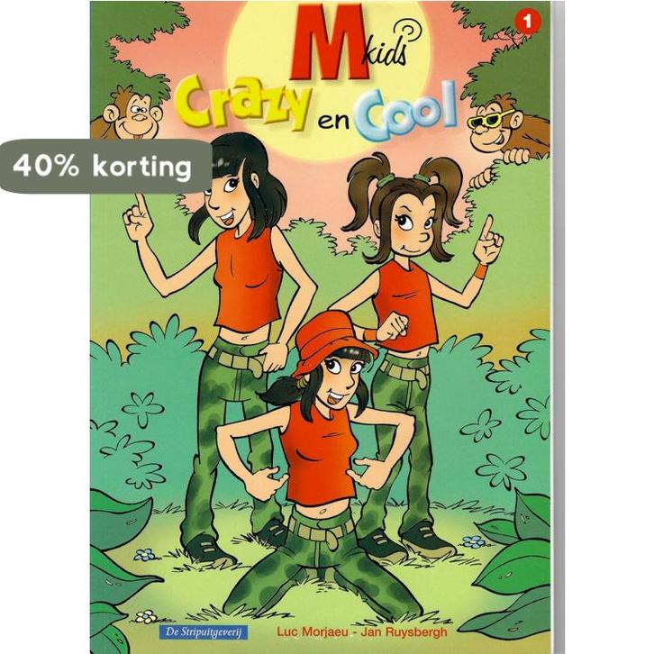 Cool & crazy / M-Kids / 1 9789063345884 J. Ruysbergh, Boeken, Stripverhalen, Gelezen, Verzenden