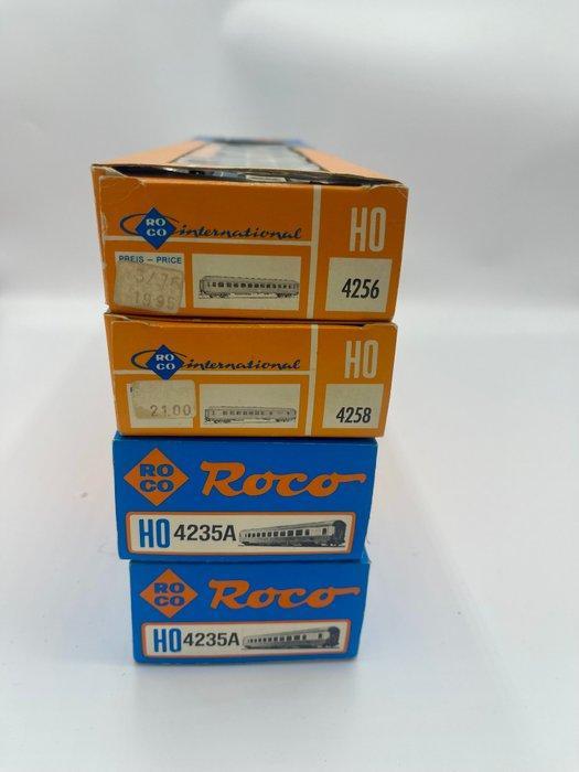 Roco H0 - 4256; 4258; 2x HO 4235A - Wagon de train miniature, Hobby & Loisirs créatifs, Trains miniatures | HO