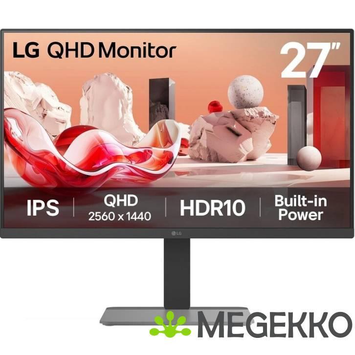 LG 27BA45QB-B 27 Quad HD IPS monitor, Computers en Software, Overige Computers en Software, Nieuw, Verzenden