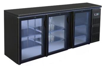 Barkoelkast | 460L | Zwart | 0°C/+4°C | Geventileerd |, Verzenden