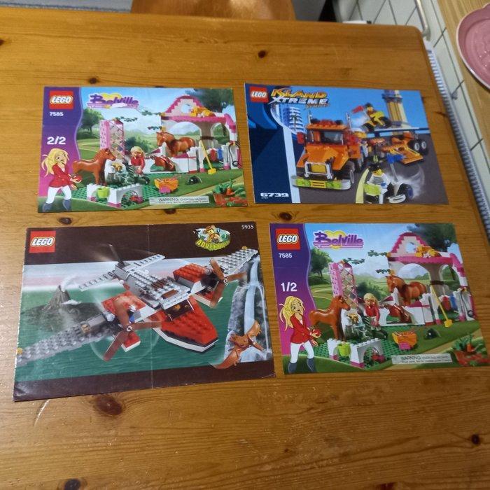 Lego Onderdelen - 48 handleidingen en 2 lege dozen, Enfants & Bébés, Jouets | Duplo & Lego