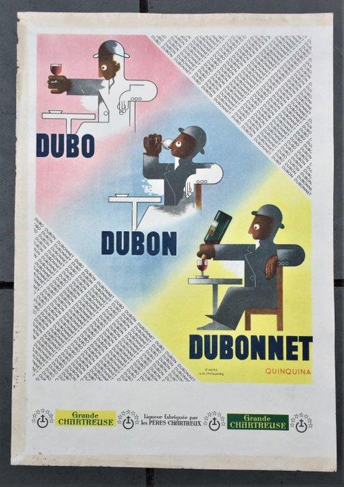A.M. Cassandre - Dubo Dubon Dubonnet - Années 1950, Antiek en Kunst, Kunst | Tekeningen en Fotografie