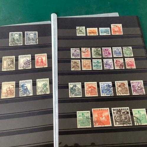 Oostenrijk 1933/1934 - 4 volledige sets met bouwers,, Postzegels en Munten, Postzegels | Europa | Oostenrijk