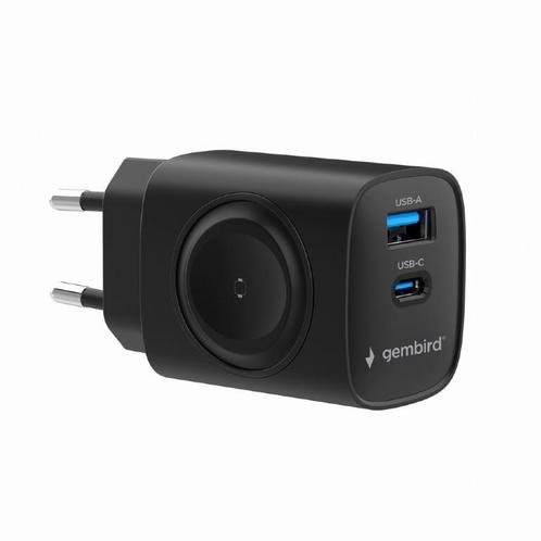 Gembird 20W Fast Charger USB + Apple Watch-Zwart (Diversen), Doe-het-zelf en Bouw, Elektriciteit en Kabels, Ophalen of Verzenden