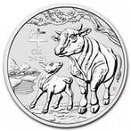 Australië. 2021 1 Kilo $30 AUD Australian Lunar Silver Year