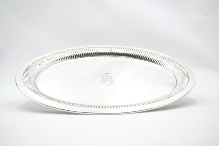 Dienblad - Verzilverd, Antiek en Kunst, Antiek | Meubels | Tafels