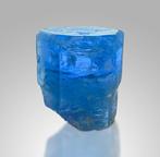 Inktblauw Aquamarijn Beryl Kristal - Hoogte: 38 mm -, Verzamelen, Mineralen en Fossielen