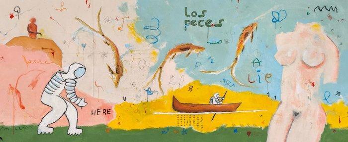 Alfonso Sánchez - The Explorer - XL - NO Reserve, Antiek en Kunst, Kunst | Schilderijen | Modern