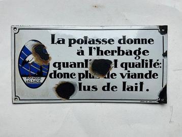 email ED Jean - Hansi - Reclamebord - POTASSE DALSACE -, Antiek en Kunst